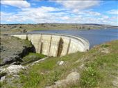 We took a lunch break by the dam. Those leaks were a little troubling, but it looks as though they've been there for a while.: by taylortreks, Views[223]