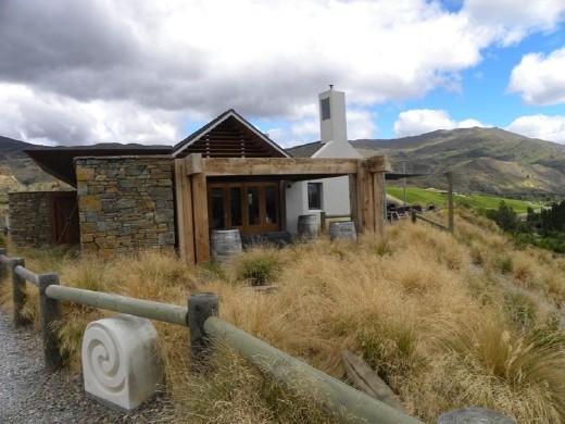 Mt Difficulty cellar door (where you go to taste and buy wine).