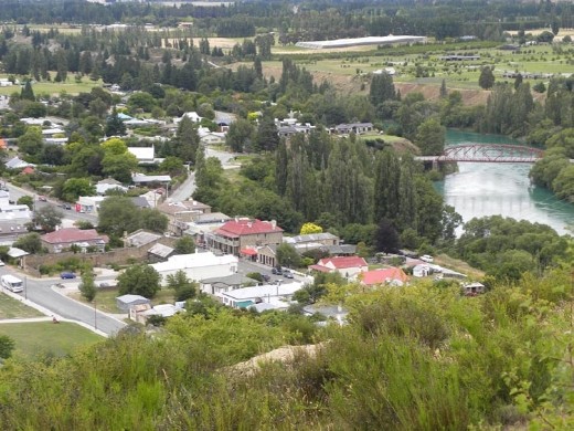 Lovely view of the little town of Clyde.
