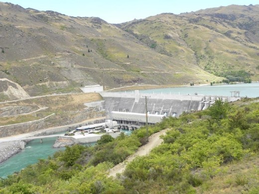 A nice view of the Clyde Dam.