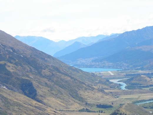 This is where that jetliner is headed. We had to travel a half dozen switchbacks down the road before we could see the airport. Yeah, no thanks!