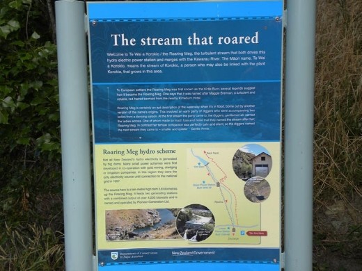 The Roaring Meg Hydro Plant.