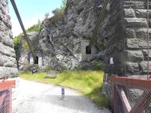 A walking track to Queenstown continues from the other side of the bridge.