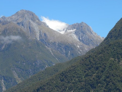 This cloud will be over the ridge in just a second...