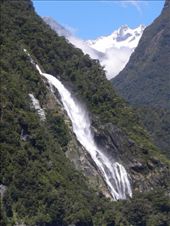 Bowen Falls drops 160 meters from the hanging valley above.: by taylortreks, Views[299]
