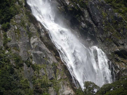 You can almost hear the water roaring down into the sound.