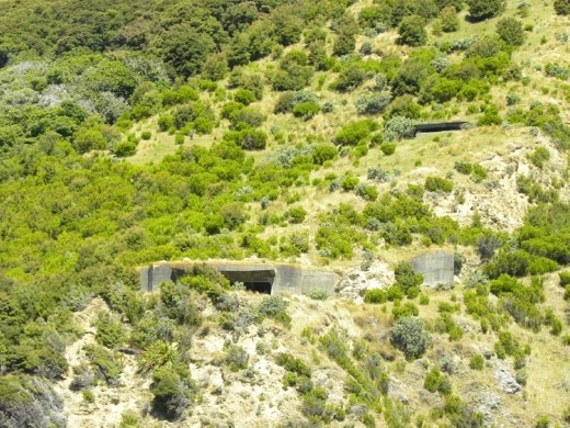 These were coastal defense gun emplacements from WWII. Very similar to the ones we saw in Bluff, way down south on the South Island.