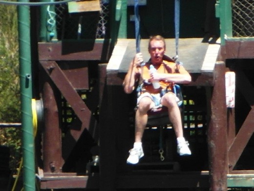 Kent wonders what in the heck he got himself into on this ride...