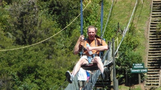 Fear or fun? Kent probably doesn't know either...