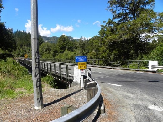 The bridge is about 3 km from the swingbridge.