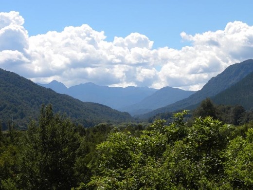 From the falls – a lovely view back up the gorge.