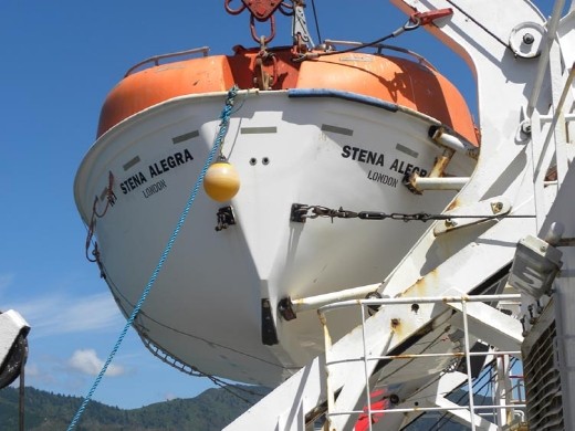 Here is our ferry – the Stena Alegra.