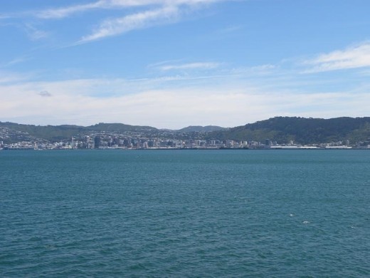 The approach into Wellington Harbour. Welcome back to the North Island!