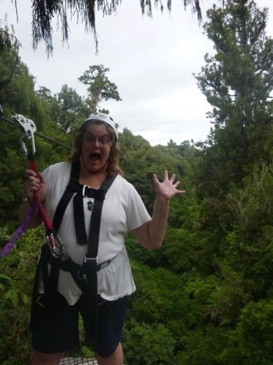 While Anna could hardly wait for her turn!