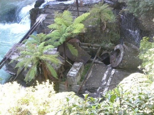 New Zealand's first hydroelectric plant was here at Okere Falls.