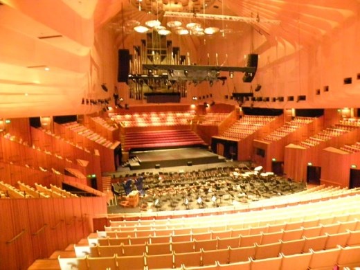 On our tour, the rule was that if the halls were empty AND no one was working there, we could take photos. Leigh said this was a rare treat to be able to take photos of the concert hall.