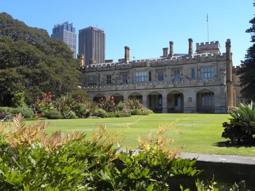 The Government House gardens had plenty to look at...