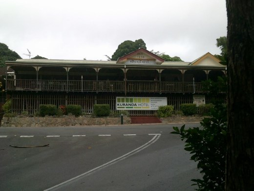 Kuranda! We've made it to the top of the hill!