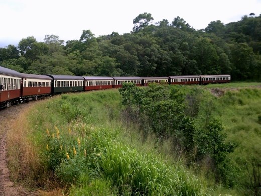 ... and the rear of the train, too.