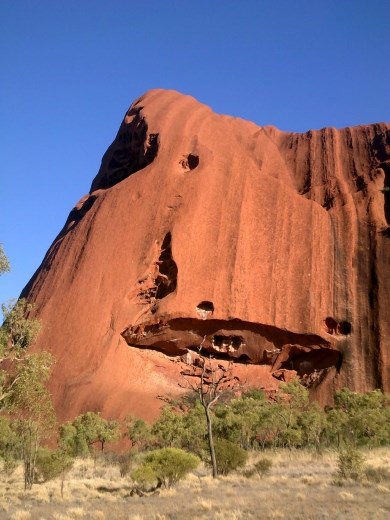 This is the Pulari, near the Kuniya Walk, on the southeast corner of Uluru.