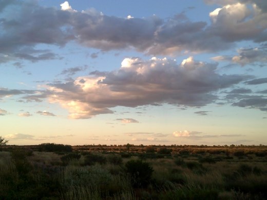 The big sky reminded us of back home in the western US.