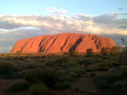 The sun still shines brightly on Uluru.