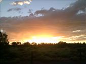 Then we turned around to see the actual sunset, instead of the sun playing on Uluru.: by taylortreks, Views[211]