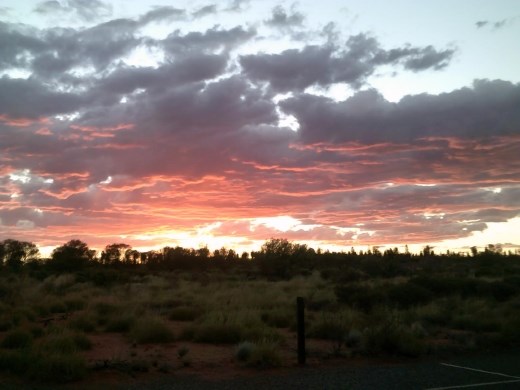 One last bit of sunshine under the clouds.