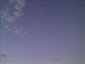 We look up to see a small, bright, half moon to keep the stars company.: by taylortreks, Views[295]