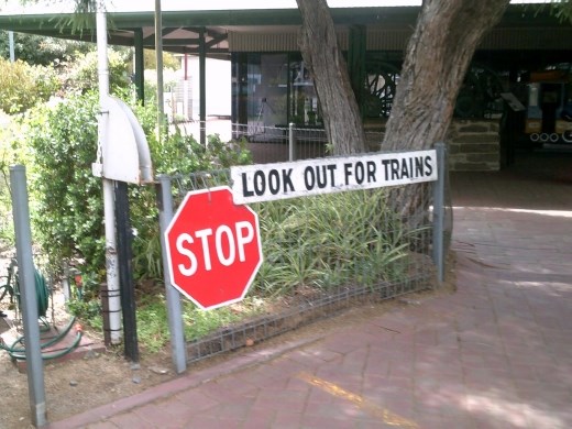 Woo-woo! We're HOPING to watch out for trains!