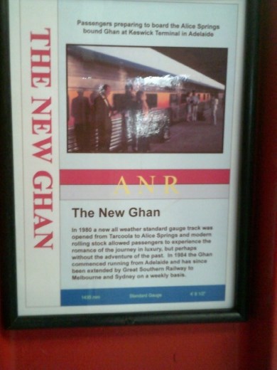 The exhibits were well explained with posters. The museum covered train service from the 1920s through the present.