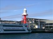 The red lighthouse is part of the South Australia Maritime Museum.: by taylortreks, Views[164]