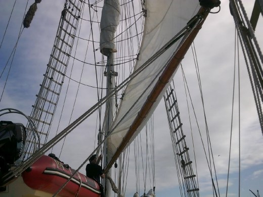 The sail goes up as Phil 