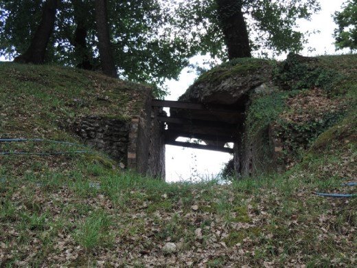 Although the original amphitheater was mostly intact, structural support was needed in places.