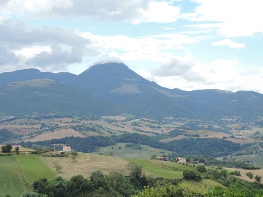 Our village of Sant'Angelo lies just beyond these hills.