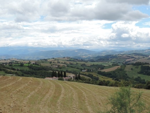 The afternoon clouds gather over the grand vistas that greeted us after every turn.
