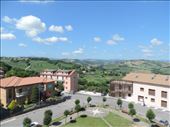 Looking out, the views of the countryside ain't so bad, either. This is our favorite past time, looking over the hills of Le Marche.: by taylortreks, Views[170]