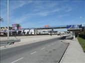 This is the pedestrian overpass we use to get to the grocery stores and other shopping. If the sky is very clear, you can see Africa to the south!: by taylortreks, Views[276]
