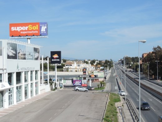 The highway exits are just like the entrances... nonexistent. Makes life exciting!