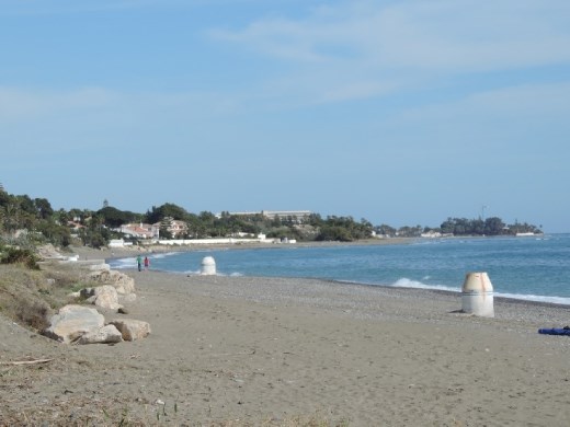 The beach is a 5 minute walk from the condo. Sweet!