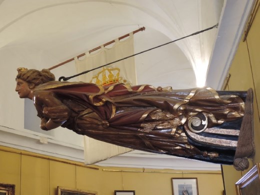 A nautical museum wouldn't be complete without a beautiful woman on the figurehead.