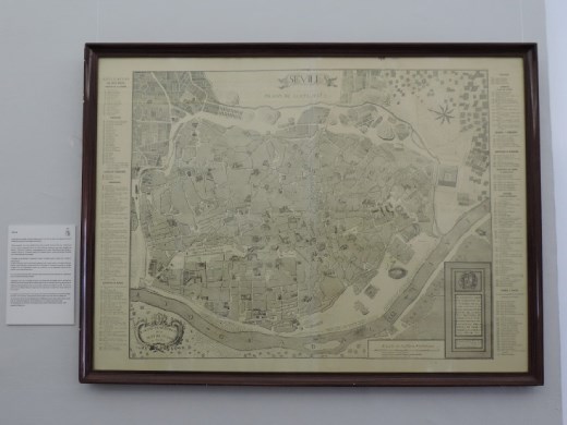An old, but very detailed, map of Seville.