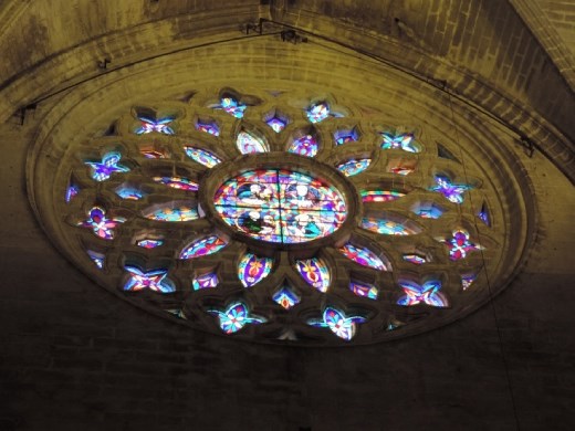 And the craftsmanship! Everywhere you turn. The stained glass was gorgeous.