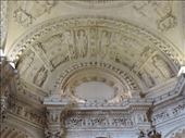 Some of the chapels had ornate plaster ceilings. Can you imagine the kind of talent, artistry, and patience it required to do something like this?: by taylortreks, Views[216]