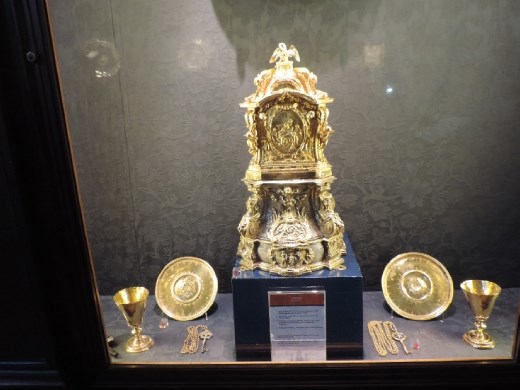 The Treasury holds just a fraction of the artworks that were brought back from the New World during the Spanish colonization.