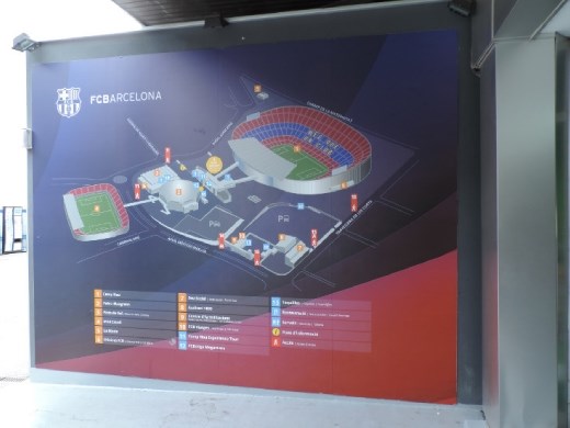 The grounds are extensive and encompass much more than just the football stadium