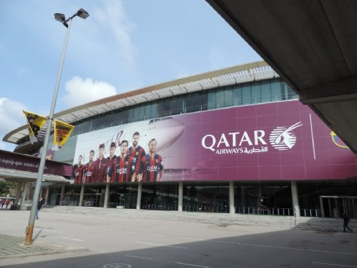 Our last view of the stadium. And the lads.