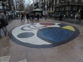 The artist Juan Miró created this mosaic especially for La Rambla.: by taylortreks, Views[215]