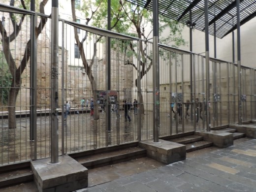 In Spain, as long as there are kids and a ball, there's a pick up soccer game.