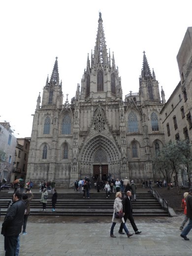 It was too bad we had to see the Seville Cathedral first. Everything gets compared to it now. While not as large, the Barcelona Cathedral isn't too shabby, though!